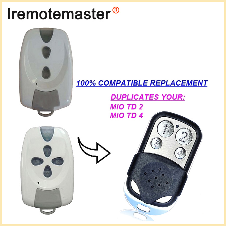 MIO TR2 TR4 Гараж қашықтан басқару пульті үшін Rolling Code 433MHz